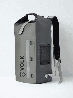 Портативный водонепроницаемый рюкзак VOLK для активного отдыха и путешествий, выполнен из прочного материала, с удобной ручкой и карманом для мелочей.
